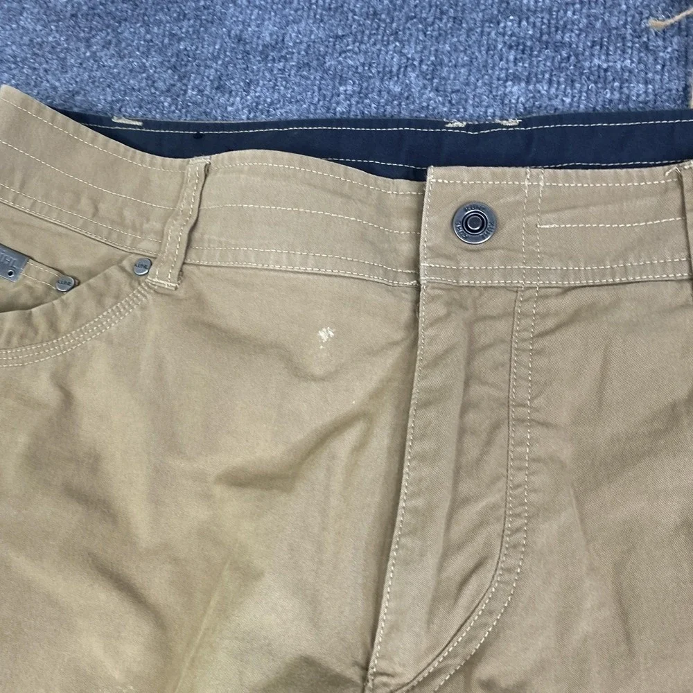 Kuhl Pants Mens 38x32 Brown Outdoor Hiking Work Cargo Articulated Vented 5098